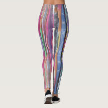 Colorful veritically striped tie-dye pattern