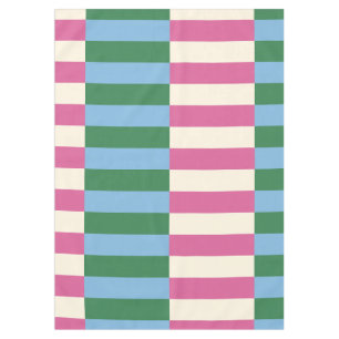 Colorful Vertical Striped Pattern Tablecloth