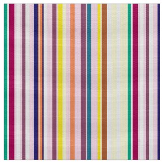 Colorful Vertical Stripes Fabric