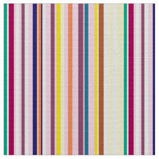 Colorful Vertical Stripes Fabric