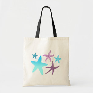 Colorful & Vibrant Starfish Tote Bag