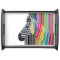 Colorful Vibrant Stripes Zebra Painting