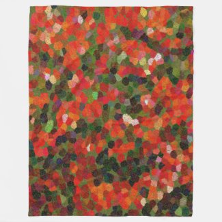 Colorful vibrant tiny red dots Abstract
