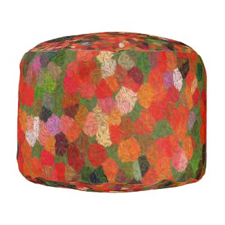 Colorful vibrant tiny red dots Abstract