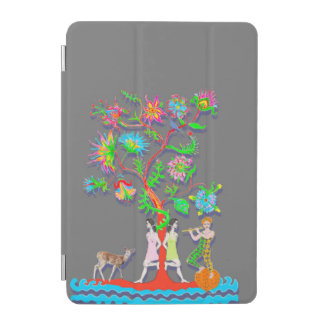 Colorful Vibrant Tree with Figures iPad Mini Cover