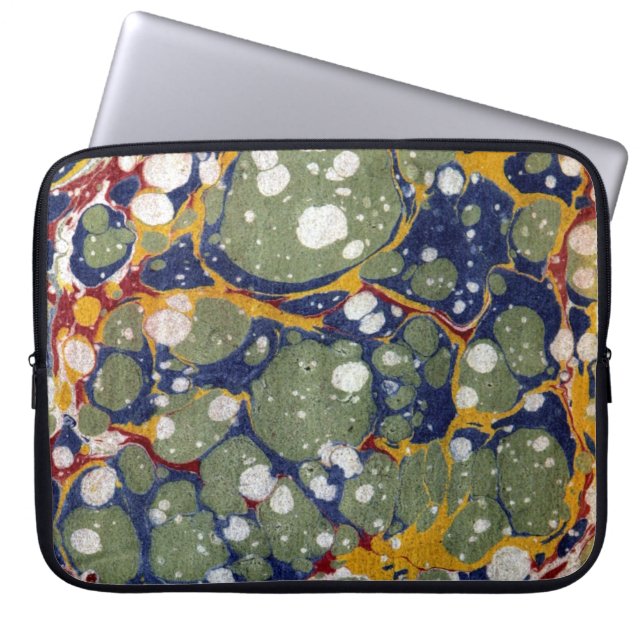 Colorful Victorian Marbled Paper Cover (Front)