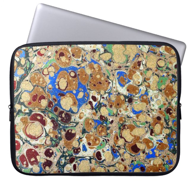 Colorful Victorian Marbled Paper Cover (Front)