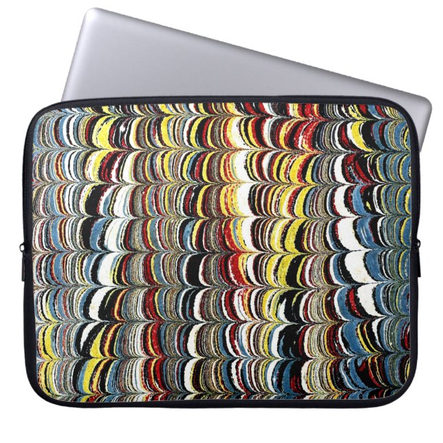 Colorful Victorian Marbled Paper Cover (Front)