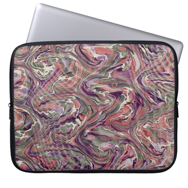Colorful Victorian Marbled Paper Cover (Front)