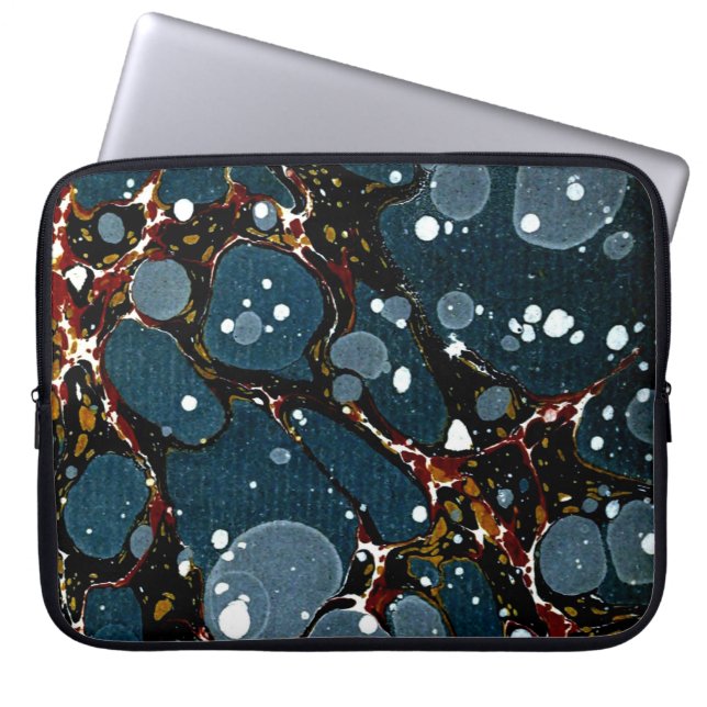 Colorful Victorian Marbled Paper Cover (Front)