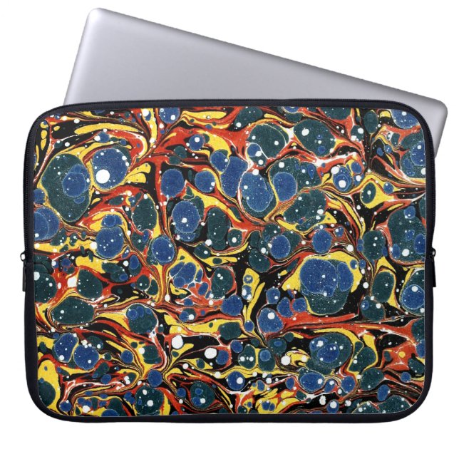 Colorful Victorian Marbled Paper Cover (Front)