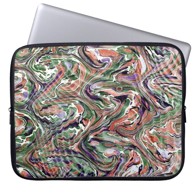 Colorful Victorian Marbled Paper Cover (Front)