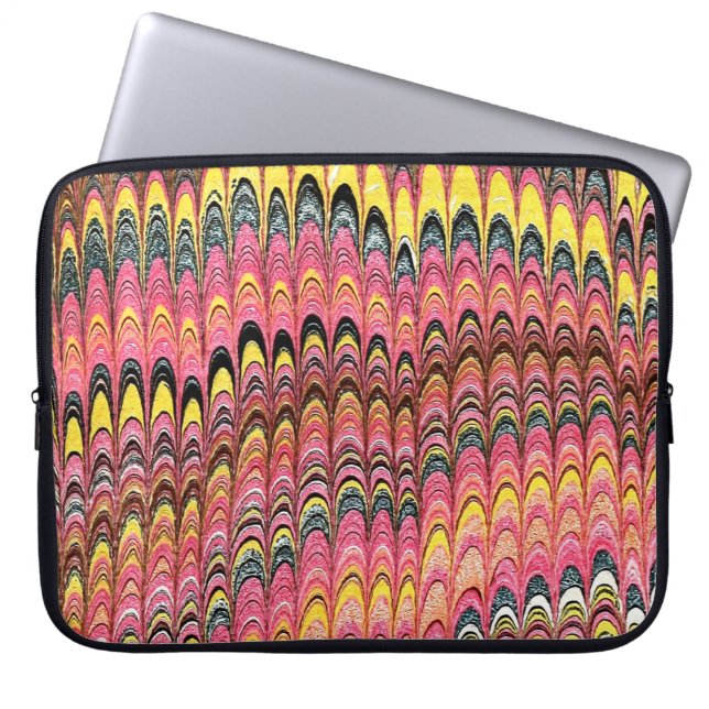 Colorful Victorian Marbled Paper Cover (Front)