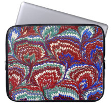 Colorful Victorian Marbled Paper Cover