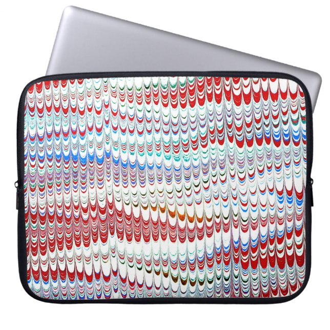 Colorful Victorian Marbled Paper Cover (Front)