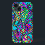 Colorful Vintage Abstract Floral Swirls Collage 2 iPhone 13 Case<br><div class="desc">Cool colorful abstract vintage floral swirls design. Custom monogram version on any design is available by email request. We also offer free text formatting for your business cards invitation,  etc.</div>