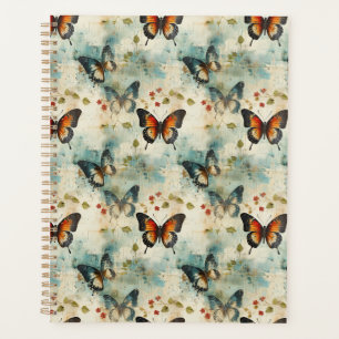 Colorful Vintage Butterflies and Flowers (7) Planner
