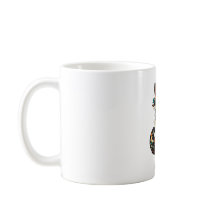 Colorful Vintage Cat Mug – Cute Whimsical Cat Love