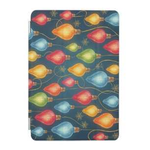 Colorful, vintage Christmas lights decor iPad Mini Cover
