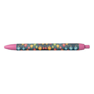 Colorful, vintage Christmas lights decor Pen