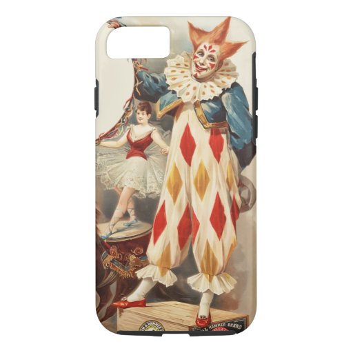 Colorful Vintage Circus Clown iPhone 8/7 Case