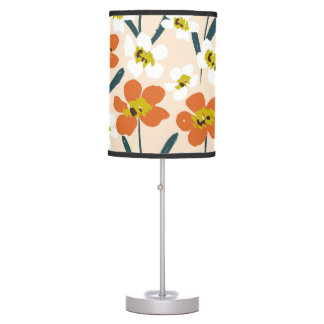 Colorful, vintage floral pattern. table lamp
