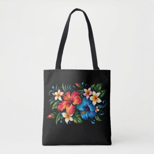 Colorful Vintage Floreal Design women's t-shirt Tote Bag