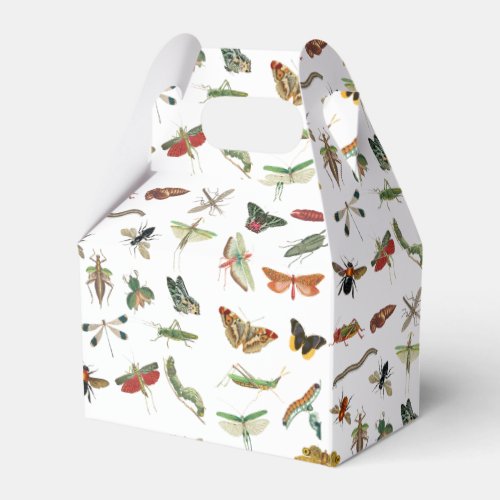 Colorful Vintage Insect Birthday Party Theme   Favor Boxes