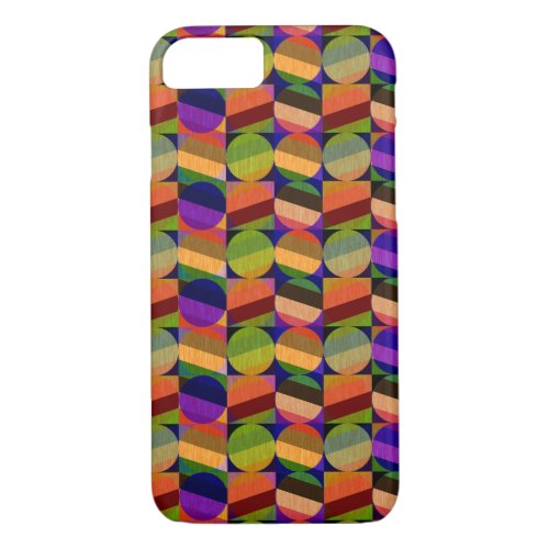 Colorful Vintage Inspired Pattern iPhone 87 Case