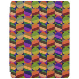 Colorful Vintage Inspired Pattern iPad Smart Cover