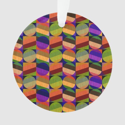 Colorful Vintage Inspired Pattern Ornament
