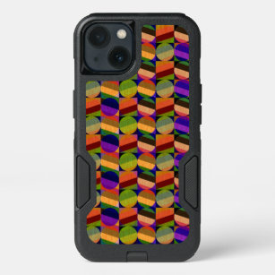 Colorful Vintage Inspired Pattern iPhone 13 Case