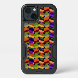Colorful Vintage Inspired Pattern iPhone 13 Case