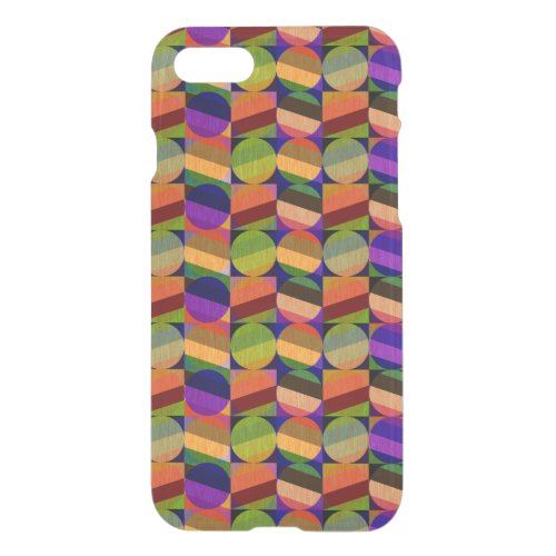 Colorful Vintage Inspired Pattern iPhone SE87 Case