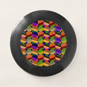 Colorful Vintage Inspired Pattern Wham-O Frisbee