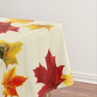 colorful vintage maple leaves