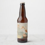 Colorful vintage Mary with baby Jesus Beer Bottle Label