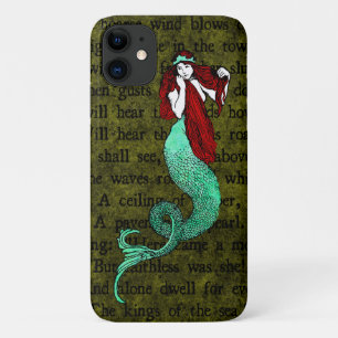 Colorful Vintage Mermaid Case-Mate iPhone Case