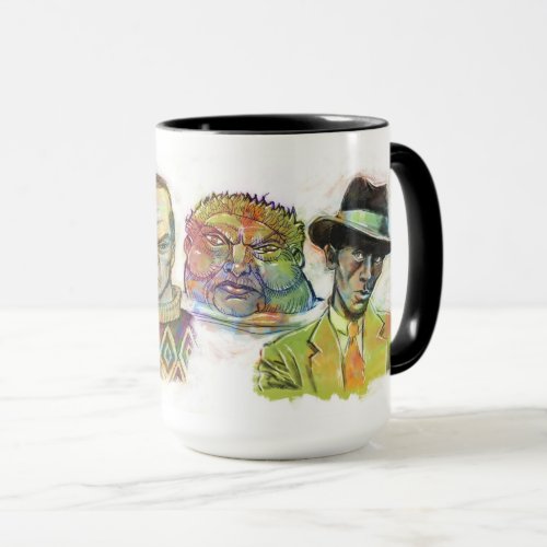 Colorful Vintage Mobster Mug
