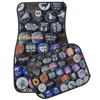 Colorful Vintage Retro Badge Collection