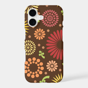 Colorful vintage sunflowers iPhone 17 case