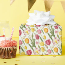 Colorful Vintage Tulips