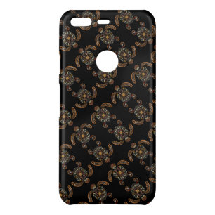 Colorful vintage turtle design uncommon google pixel case