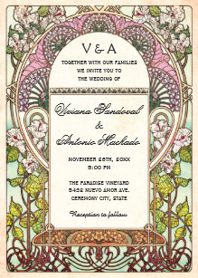 colorful wedding invitations zazzle