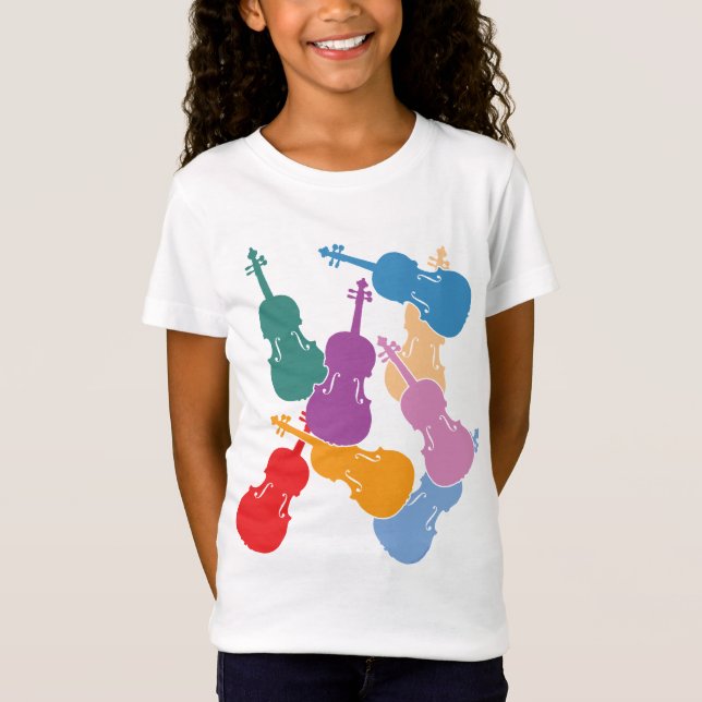 Colorful Violas T-Shirt (Front)