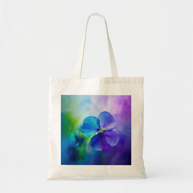 Colorful violets tote bag (Front)