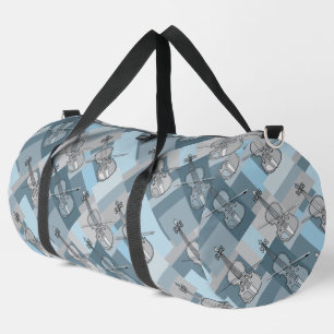 Colorful Violin Blocks Duffle Bag