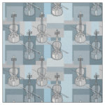 Colorful Violin Blocks Fabric