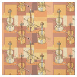 Colorful Violin Blocks Fabric