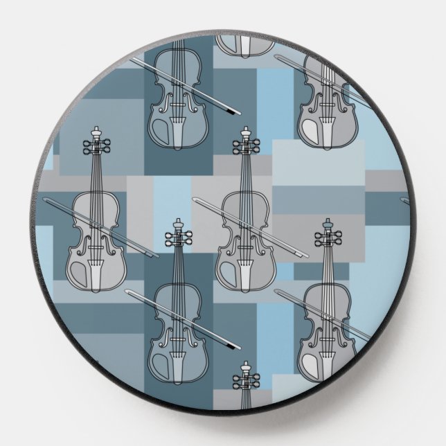Colorful Violin Blocks PopSocket (Popsocket)